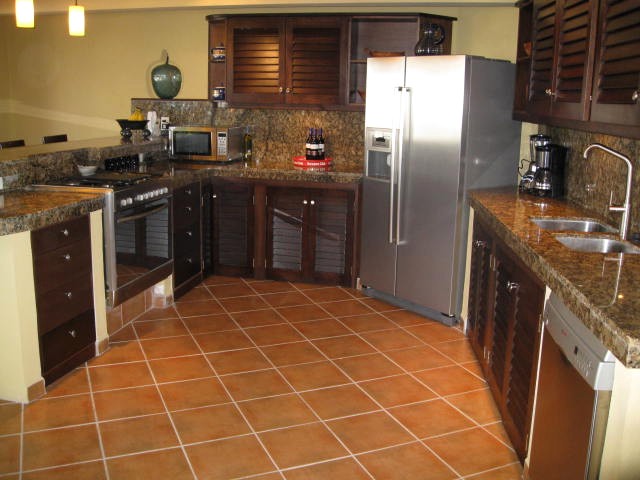 kitchen includes granite countertops and Bosch stainless steel appliances